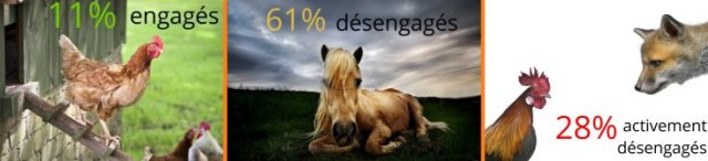 Sondage Gallup sur l'engagement des salariés