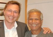 Rencontre inspirante Muhamad Yunus & Nicolas Cordier