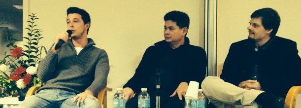 Fabien Courteille, Freddie Tinga, Dylan Wilk, soirée Vivre l'économie autrement