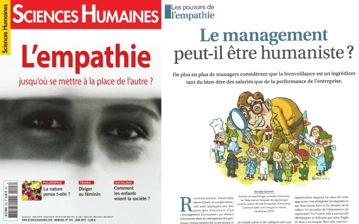 Revue Sciences Humaines juin 2017, Le management peut-il être humaniste